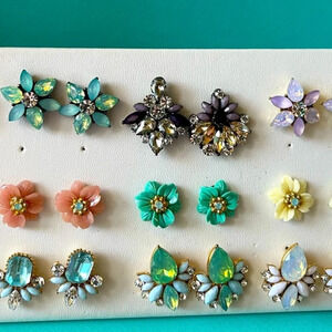 Stud Earrings Set (15 pairs) NEW